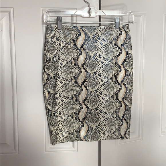 Snake Skin Pencil Skirt - Picture 1 of 2
